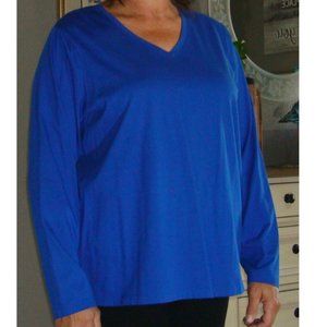 Lands' End 1X Classic Relaxed Fit Tee